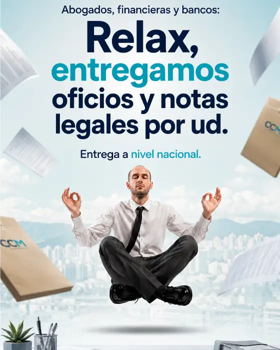 Relax, entregamos oficios y notas legales por ud.